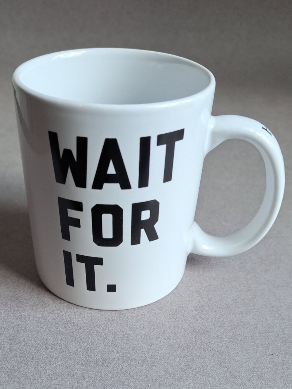 Hamilton: Wait For It. USED Coffee Mug (Musical, Lin-Manuel Miranda) PM